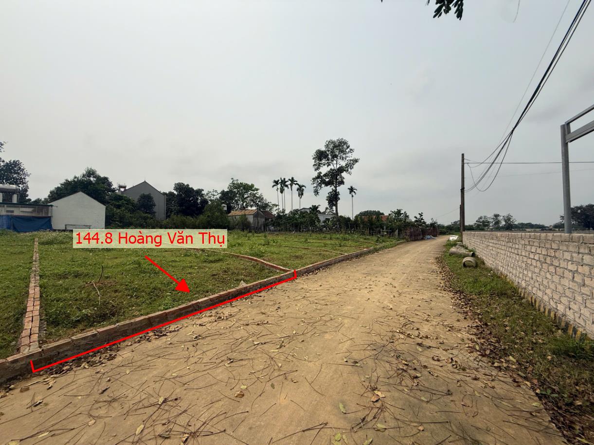 Hình ảnh Bất Động Sản Trần Phú Bán Đất Phân Lô Hoàng Văn Thụ Đường Thông Ô Tô Ngay Gần Trục Chính Kinh Doanh Liên Xã