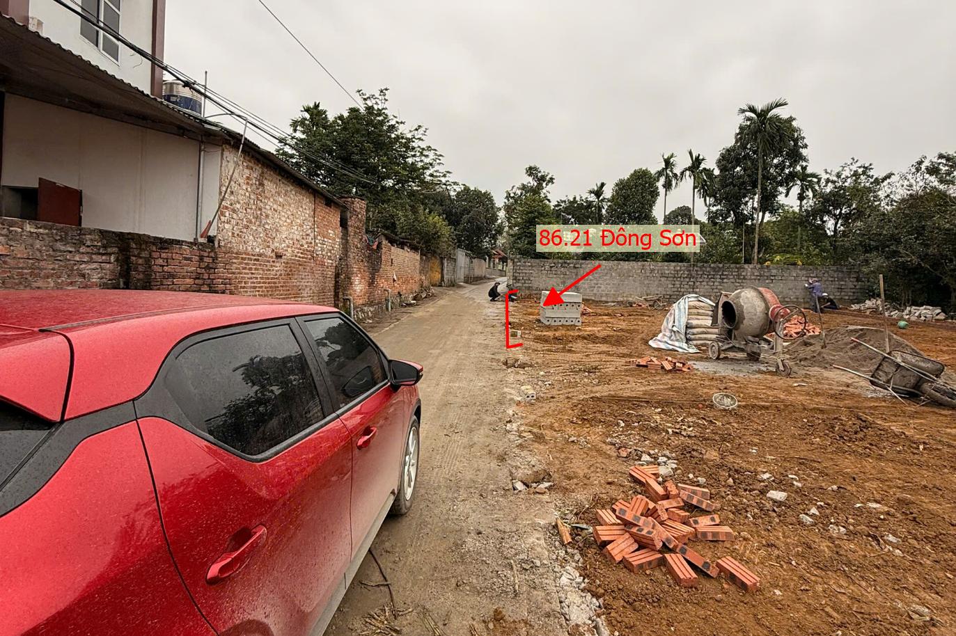 Hình ảnh Đất Phân Lô Đông Sơn Đường Thông Ô Tô Sát Trục Chính Kinh Doanh Liên Xã Cách QL6A Đang Mở Rộng Chỉ Hơn 1km