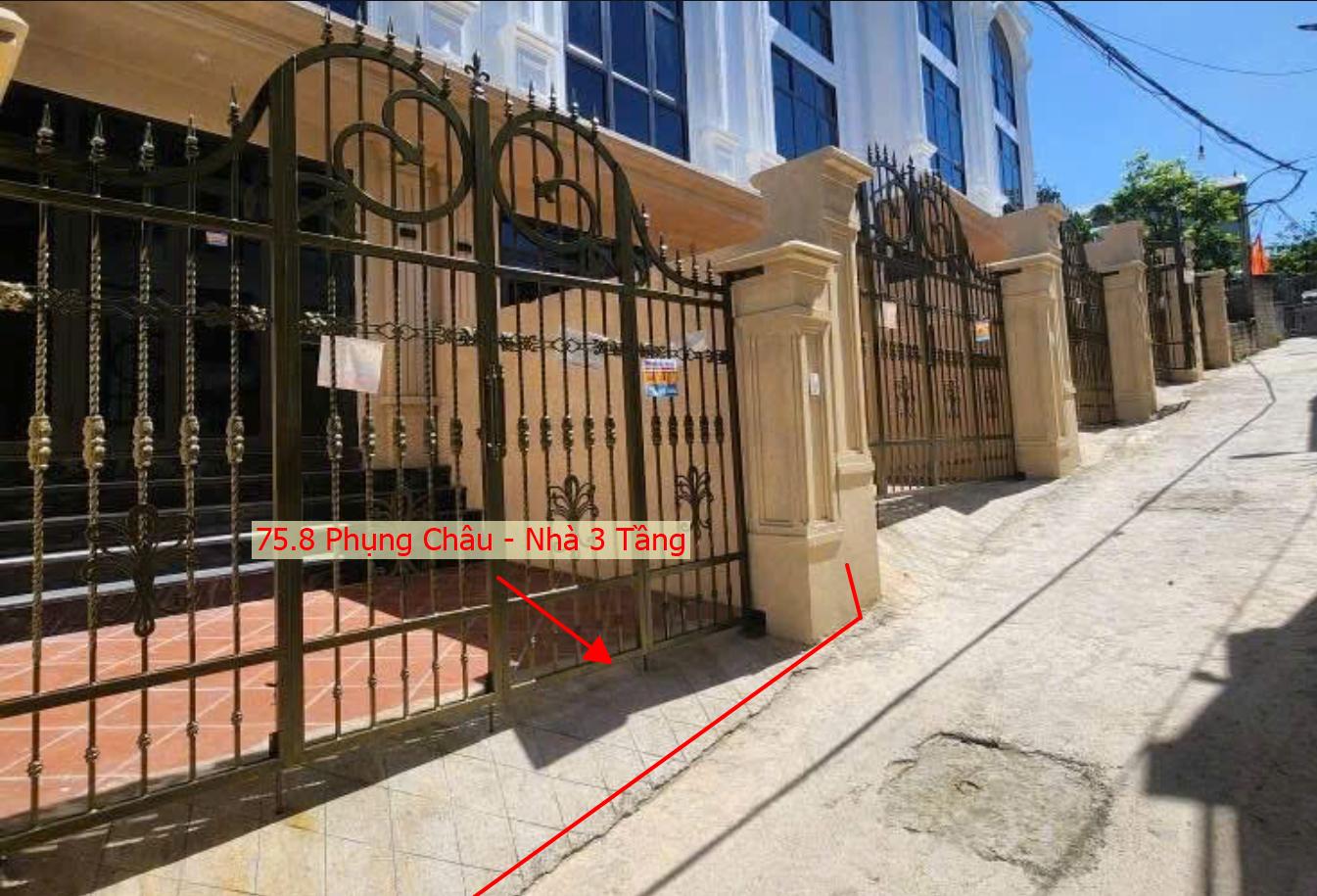 Hình ảnh Bán Nhà Thương Mại 3 Tầng 75.8m Tại Phụng Châu Ô Tô Đỗ Tận Cửa Sát Trục Chính Kinh Doanh Liên Xã 