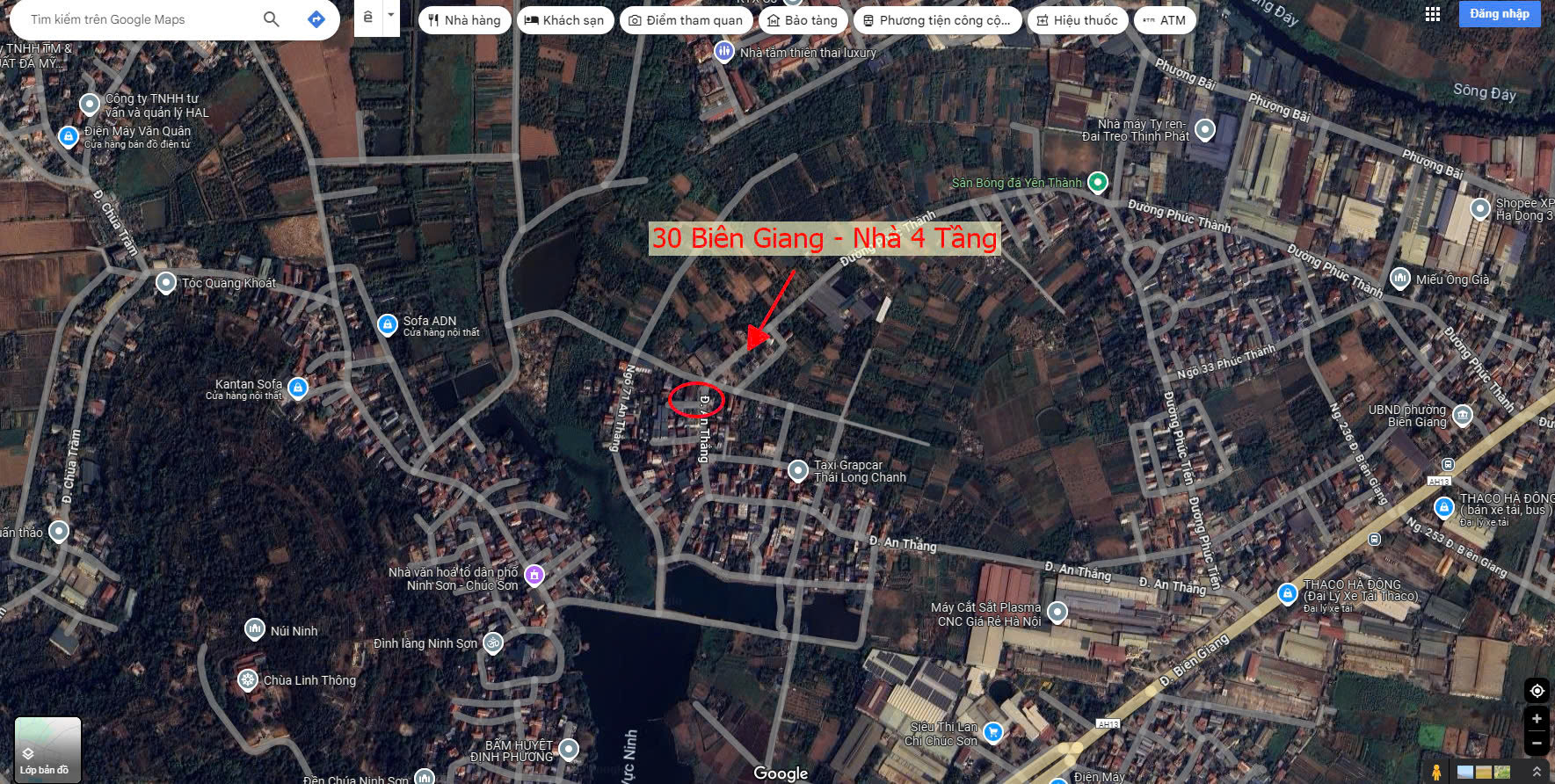 Hình ảnh Bán Nhà Thương Mại 4 Tầng Sát Trục Kinh Doanh Tại Biên Giang Gần QL6A Đang Mở Rộng 