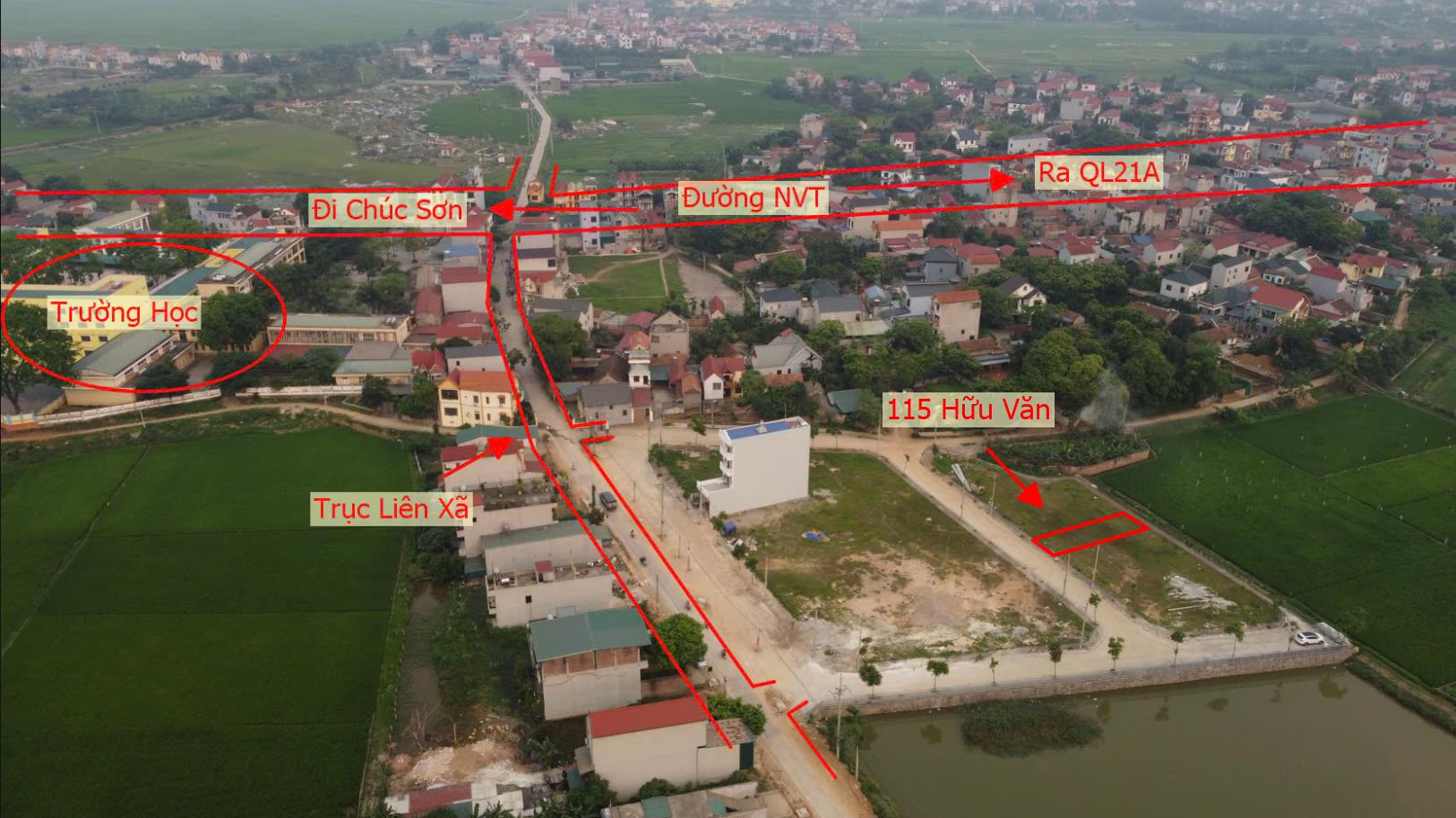 Hình ảnh Đấu Đấu Giá Hữu Văn Thuộc Khu Mái Sau Xã Hữu Văn Gần Đường Nguyễn Văn Trỗi (LK2-7)