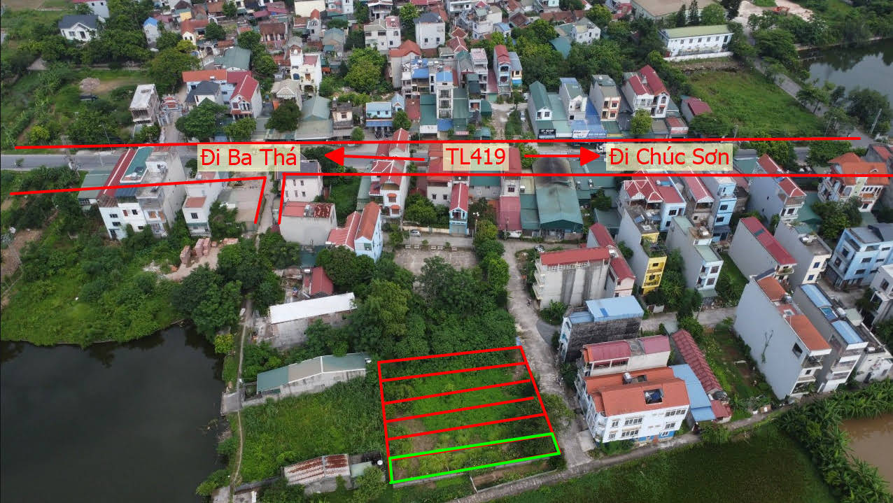 Hình ảnh Bán Lô Góc 2 Mặt Tiền Đường Ô Tô Tránh Sát TL419 Tại Đại Yên Chương Mỹ 