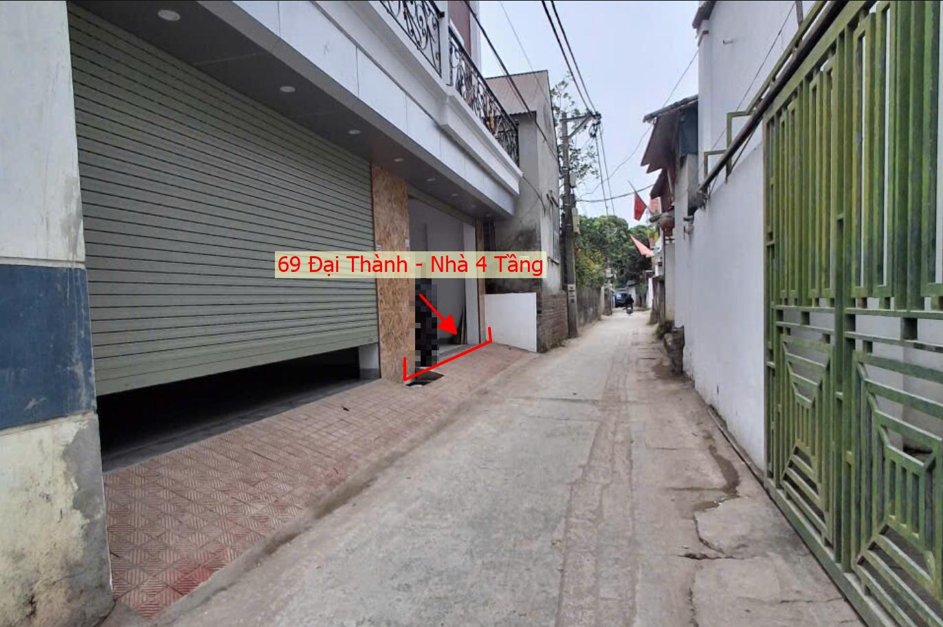 Hình ảnh Bán Nhà Thương Mại 4 Tầng Khu Vực Đại Thành Ô Tô Đỗ Tận Cửa Sát Trục Chính Kinh Doanh Liên Xã 