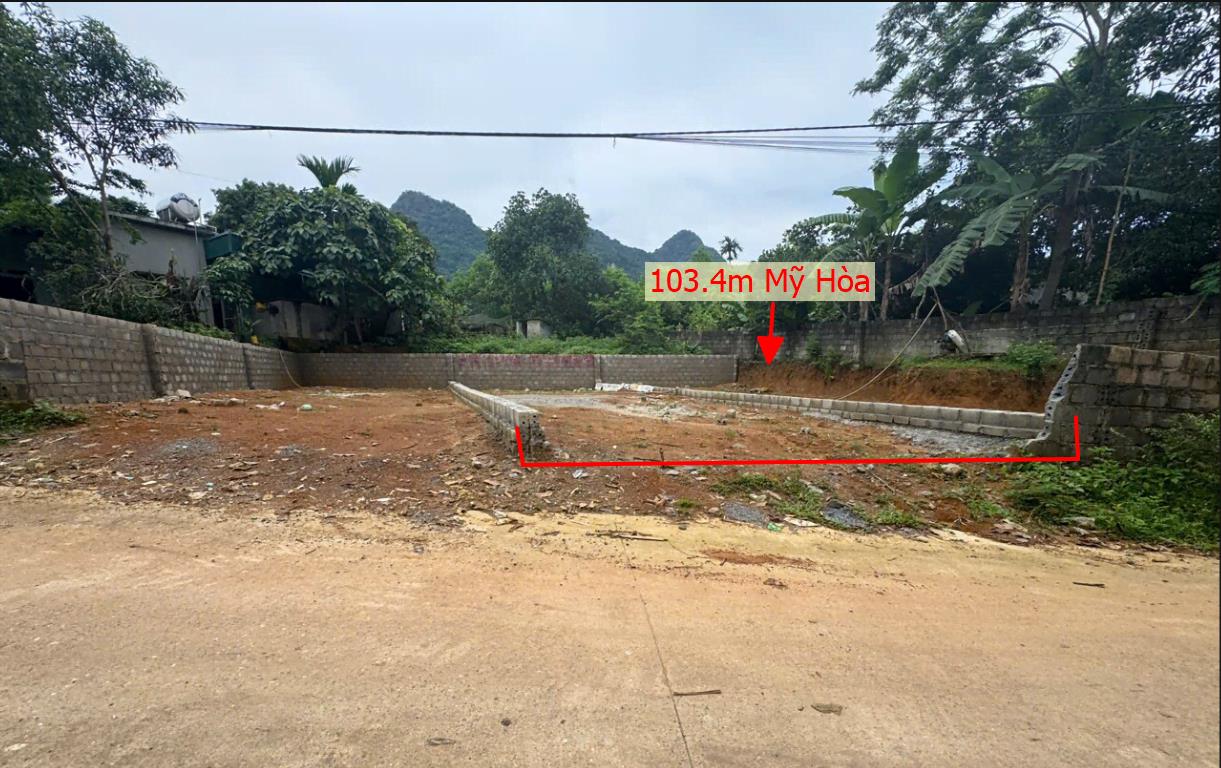 Hình ảnh Bán Lô Đất 103.4m Tại Mỵ Hòa Kim Bôi Bám Đường Bê Tông Ô Tô Vào Tận Đất Dân Cư Đông Đúc Gần CHợ Trường Học Ủy Ban Giá Đầu Tư