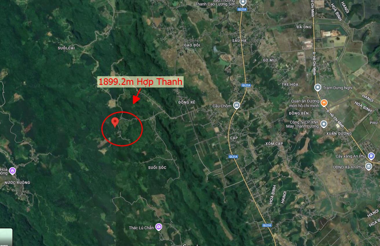 Hình ảnh Bán Lô Đất1899.2m Tại Hợp Thanh Lương Sơn Bám Đường bê Tông Ô Tô Vào Tận Đất View Thoáng Mát Giá Đầu Tư