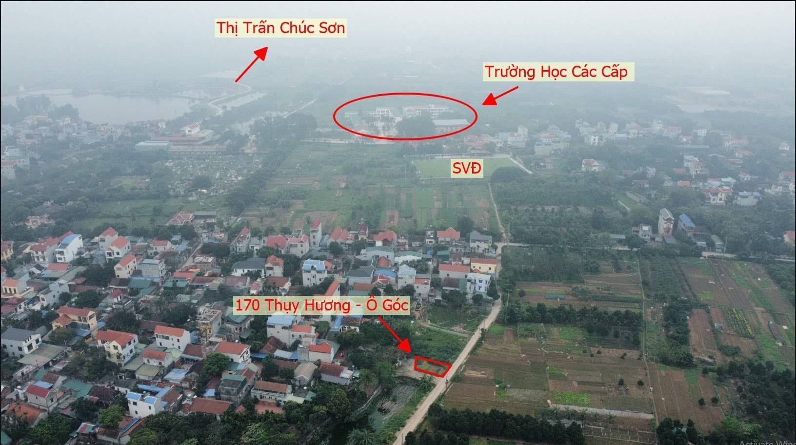 Hình ảnh Bán Lô Góc 2 Mặt Tiền Oto Vào Tận Đất Tại Thụy Hương Chương Mỹ 