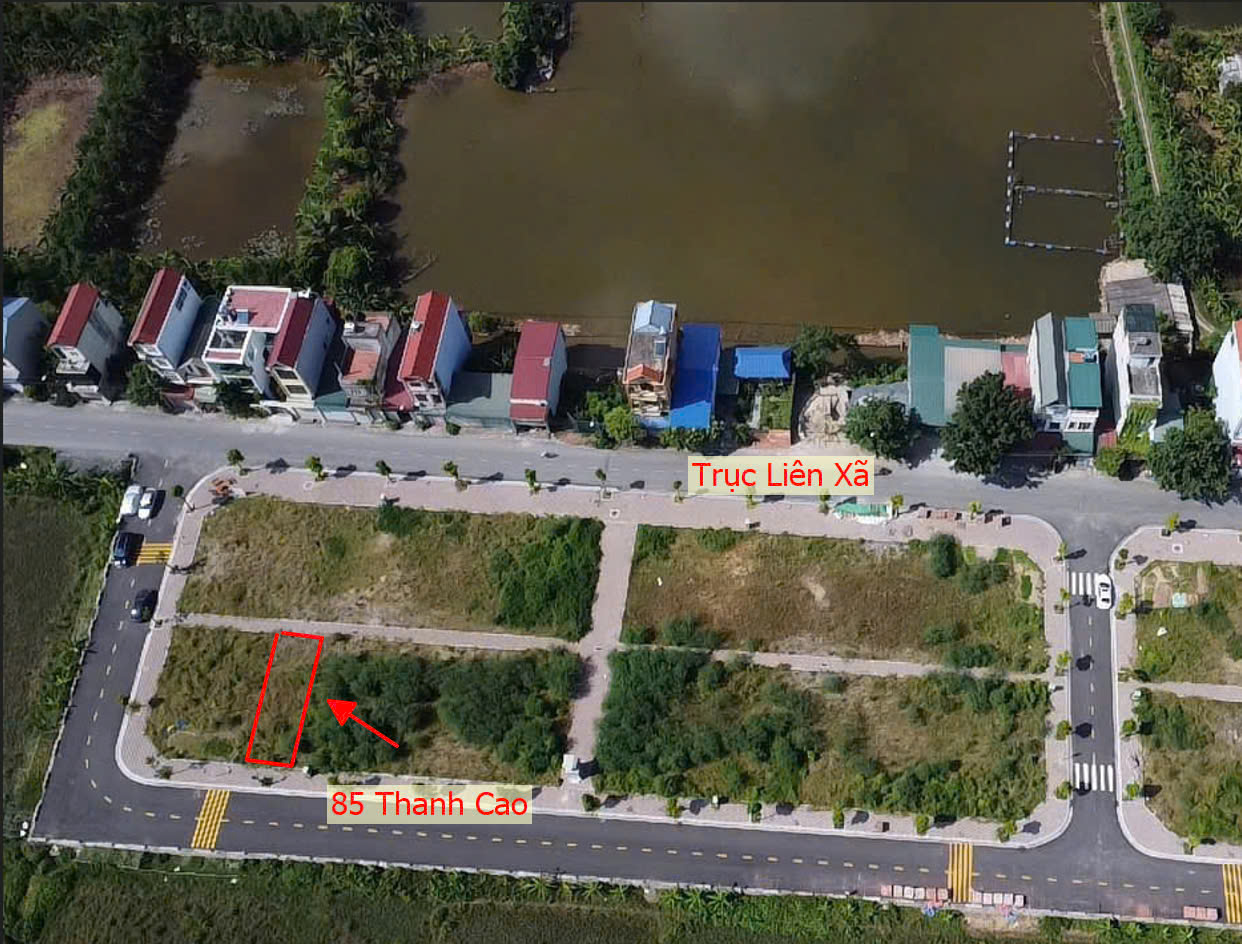 Hình ảnh Bán Đất Đấu Giá Khu Ngõ Ba Xã Thanh Cao Ngay Trung Tâm Hành Chính Xã - Đất Đấu Giá Thanh Oai 