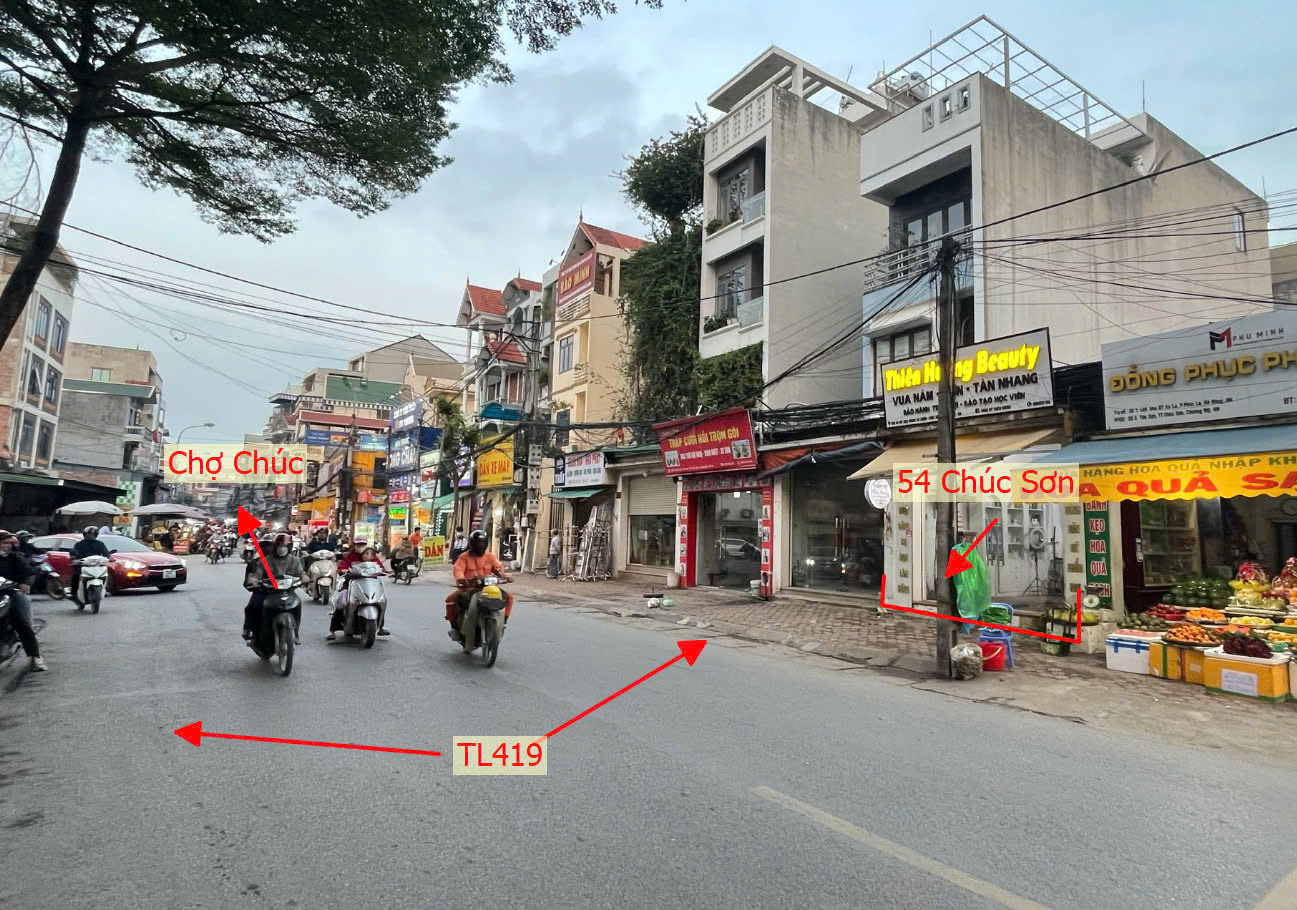 Hình ảnh Bán Đất Đấu Giá Khu Yên Sơn Thị Trấn Chúc Sơn Bám Mặt Đường Kinh Doanh TL419 Sát Chợ Chúc Sơn  