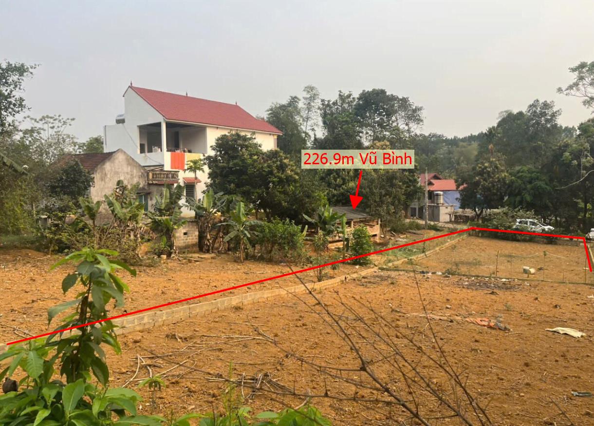 Hình ảnh Bán Lô Đất 266.9m Tại Vũ Bình Lạc Sơn Bám Đường Bê Tông Ô Tô Vào Tận Đất Dân Cư Đông Đúc Thân Thiện Giá Đầu Tư
