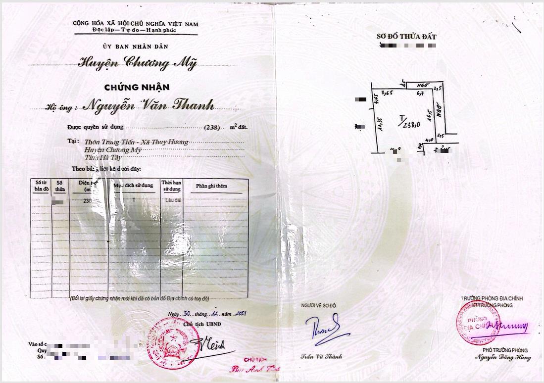 Hình ảnh Bán Đất Full Thổ Cư 238m Tại Thụy Hương Sát Trục Chính Kinh Doanh Liên Xã Giá Chỉ Vài Tỷ