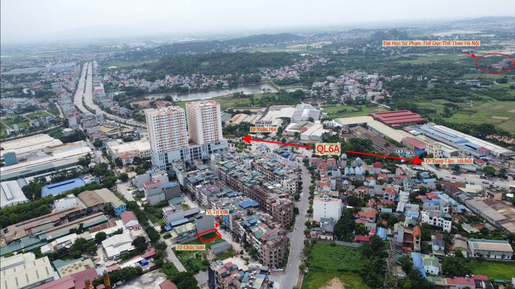 Hình ảnh Bán Đất Dịch Vụ Ngay Gần QL6A Ô Tô Vào Tận Đất Tại Thị Trấn Chúc Sơn Chương Mỹ