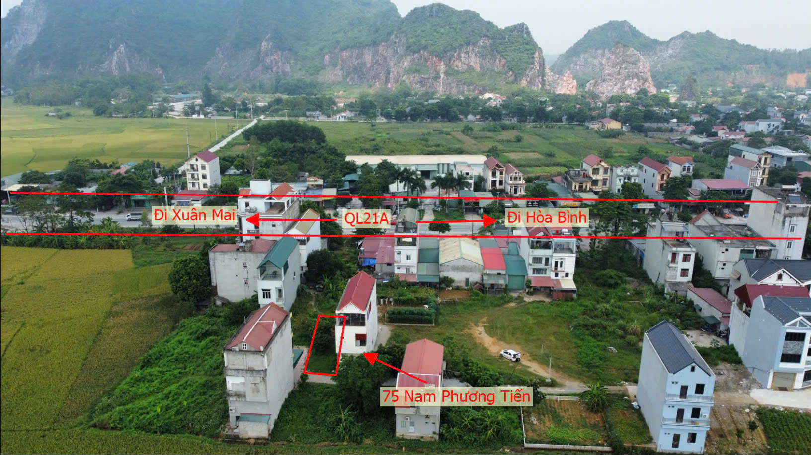 Hình ảnh Đất Đấu Giá Khu Lô 8 Chợ Cá Nam Phương Tiến Chương Mỹ Làn 2 QL21A Nằm Trong Quy Hoạch Đô Thị Vệ Tinh Xuân Mai