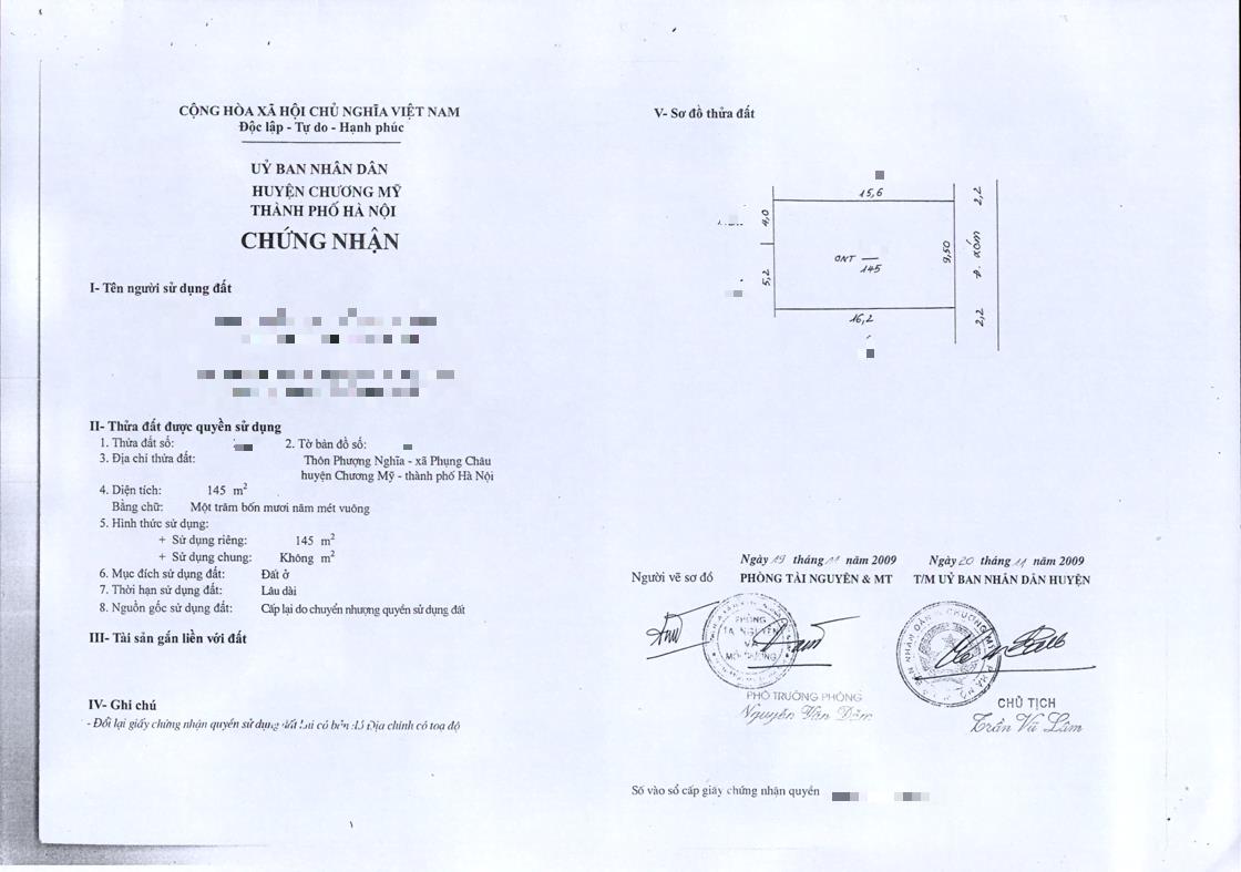 Hình ảnh Bán Đất Full Thổ Cư 145m Tại Phụng Châu Đường Thông Ô Tô Sát Trục Kinh Doanh Liên Xã 