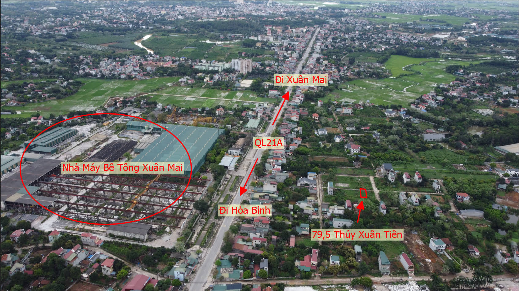 Hình ảnh Bất Động Sản Xuân Mai Bán Đất Phân Lô Quân Đội CK2 Đường Ô Tô Tránh Nhau Ngay Sát QL21A 