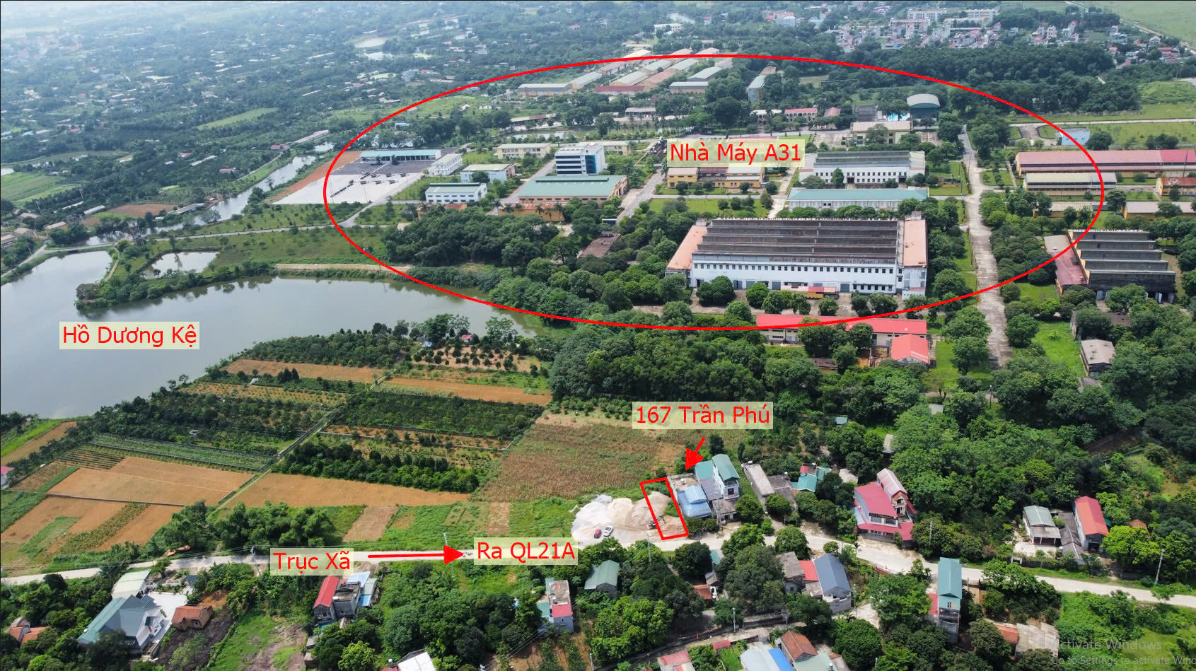 Hình ảnh Bán Đất Trần Phú Mặt Trục Chính Kinh Doanh Xã Sau View Hồ Dương Kệ Ngay Gần QL21A