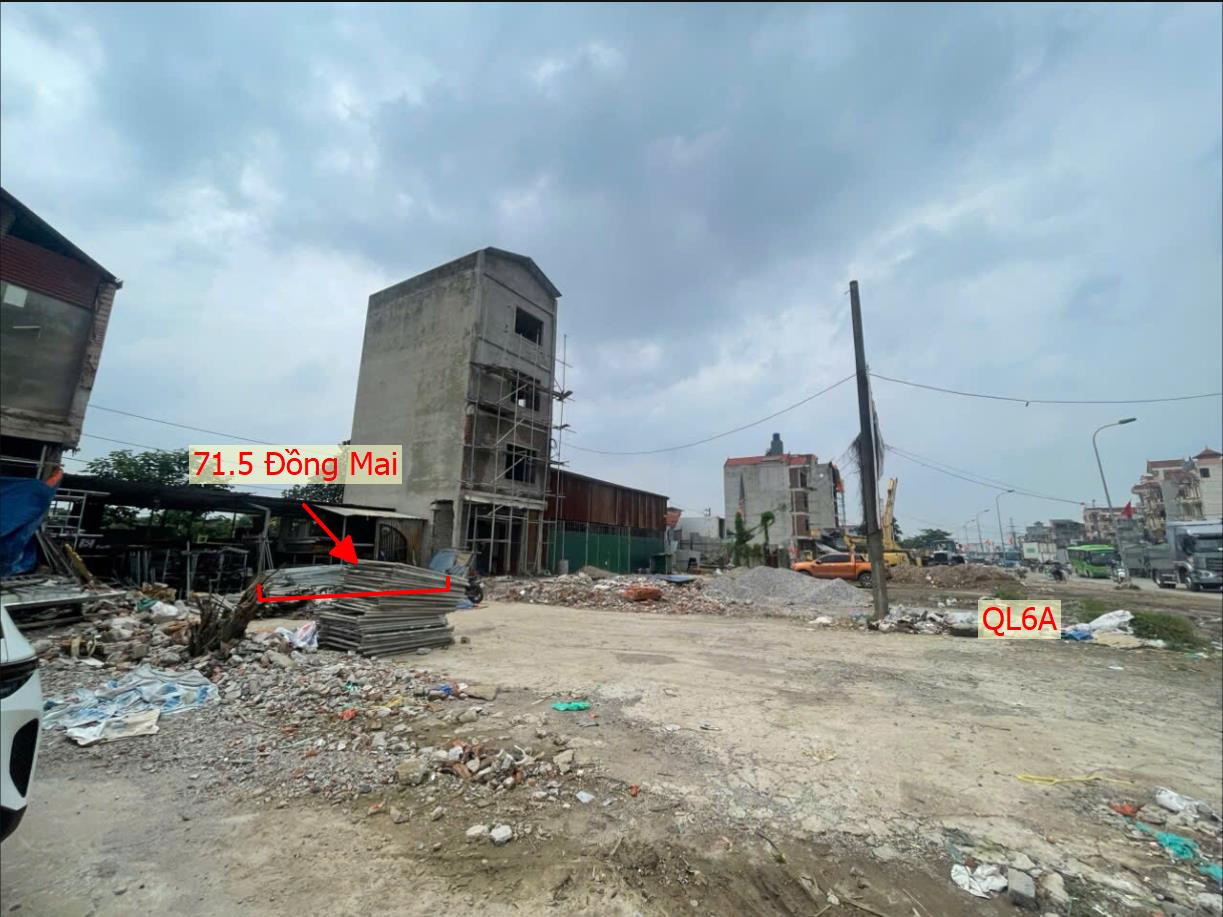Hình ảnh Bán Đất Đấu Giá Khu Đồng Dung Bám Mặt Đường Kinh Doanh QL6A Đang Mở Rộng Cách Bến Xe Yên Nghĩa Chỉ Vài Trăm Mét