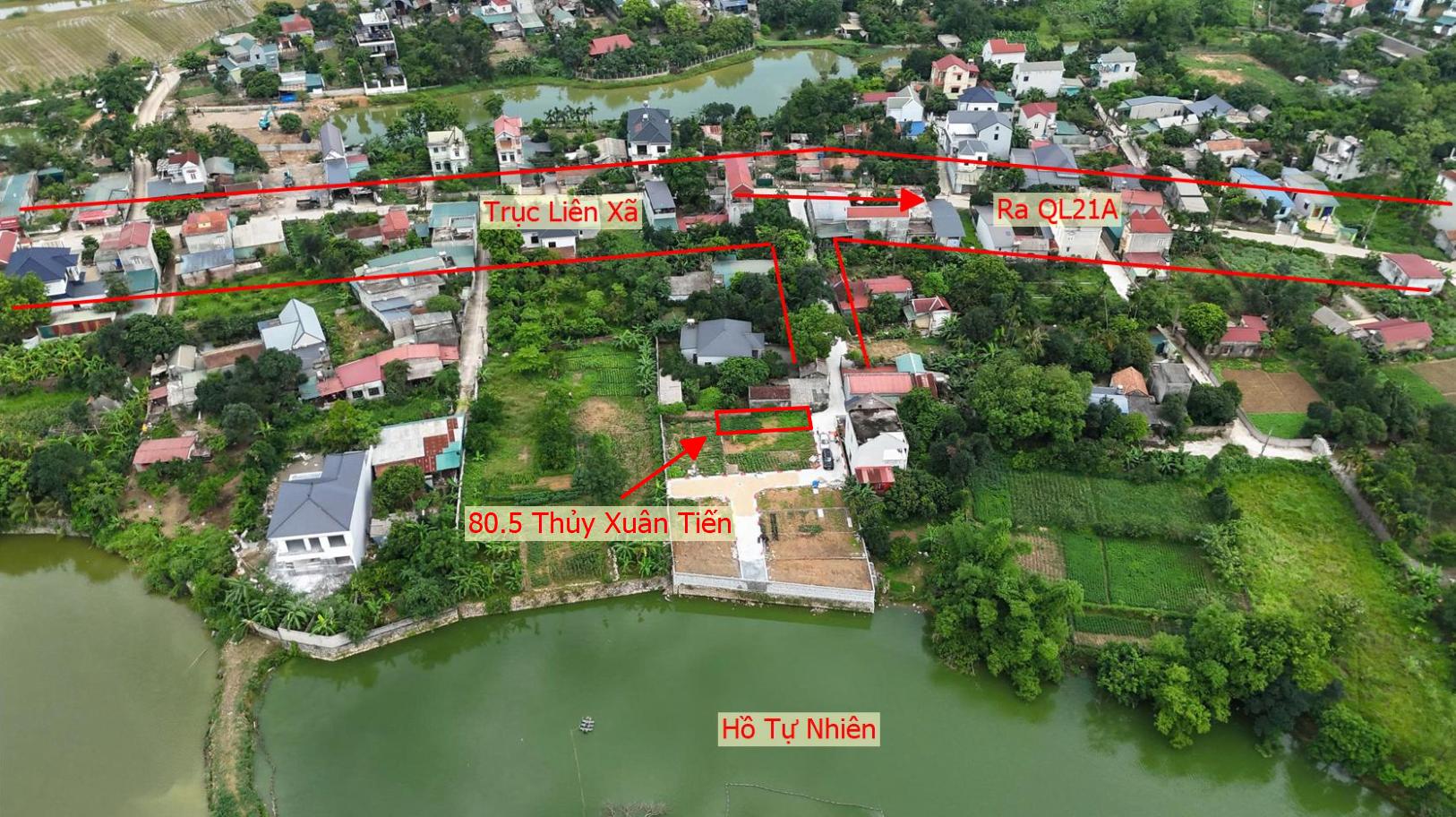 Hình ảnh Bất Động Sản Xuân Mai Bán Đất Phân Lô Khu Vực Thủy Xuân Tiên Ô Tô Đỗ Tận Đất Ngay Sát Trục Kinh Doanh Liên Xã