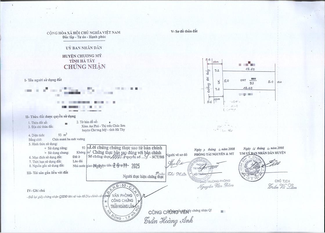 Hình ảnh Bán Thửa Đất 93m Tại Chúc Sơn Mặt Đường Kinh Doanh Liên Xã Giá Chỉ Vài Tỷ