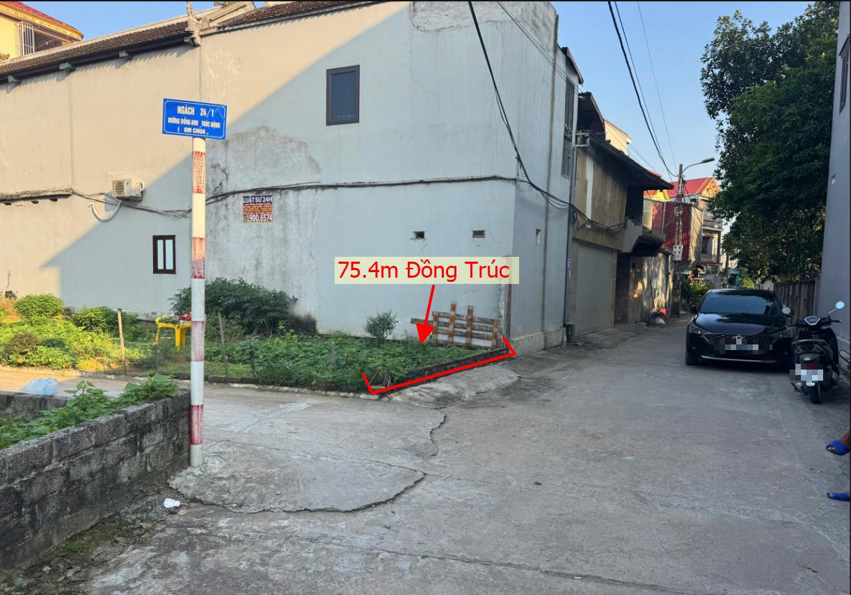 Hình ảnh Bán Lô Đất 75.4m Tại Đồng Trúc Thạch Thất Bám Đường Bê Tông Ô Tô Vào Tận Đất Dân Cư Đông Đúc Thân Thiện Gần Chợ Trường Học Ủy Ban Giá Đầu Tư