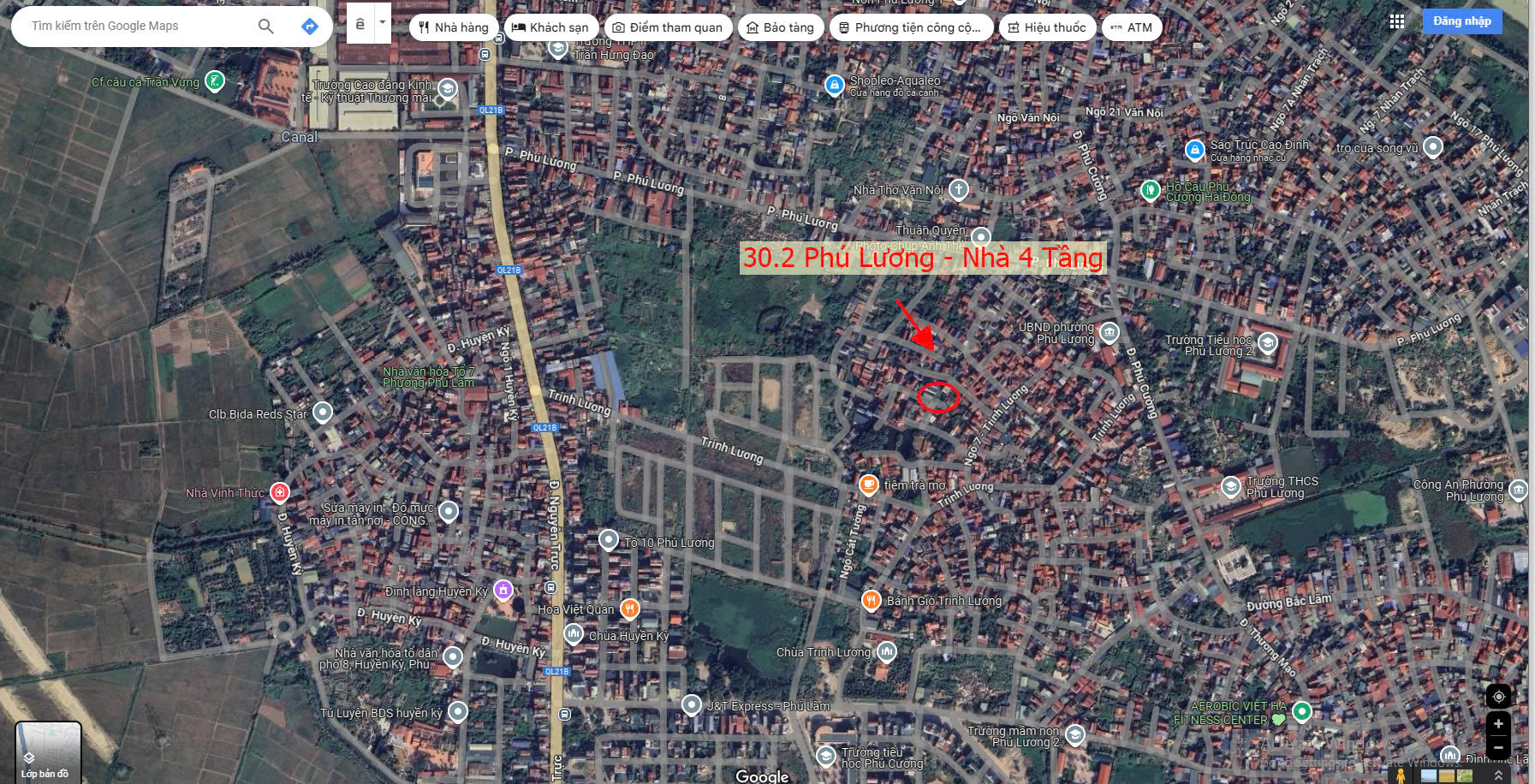 Hình ảnh Bán Nhà 4 Tầng Ngay Trung Tâm Phường Phú Lương Hà Đông Sát Trục Kinh Doanh Gần QL21B 