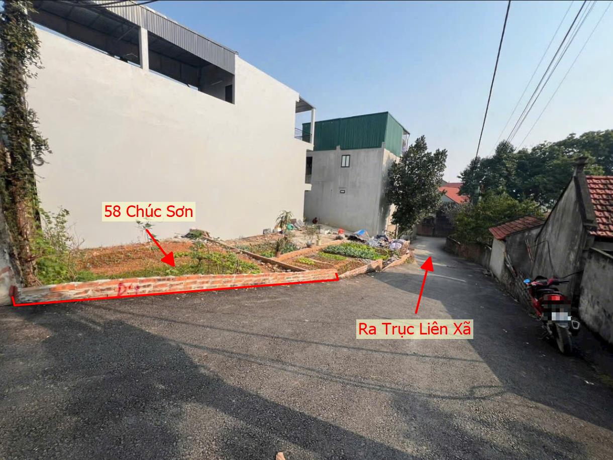 Hình ảnh Bán Thửa Đất 58m Tại Thị Trấn Chúc Sơn Sát Trục Kinh Doanh Liên Xã Ngay Gần QL6A 