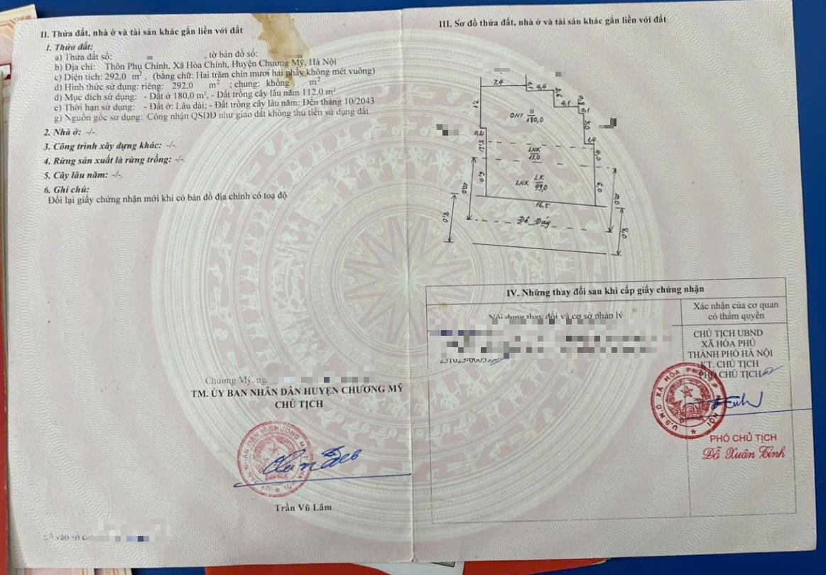 Hình ảnh Bán Thửa Đất 292m Tại Hòa Chính Mặt Đường Kinh Doanh Liên Xã Giá Chỉ Vài Tỷ