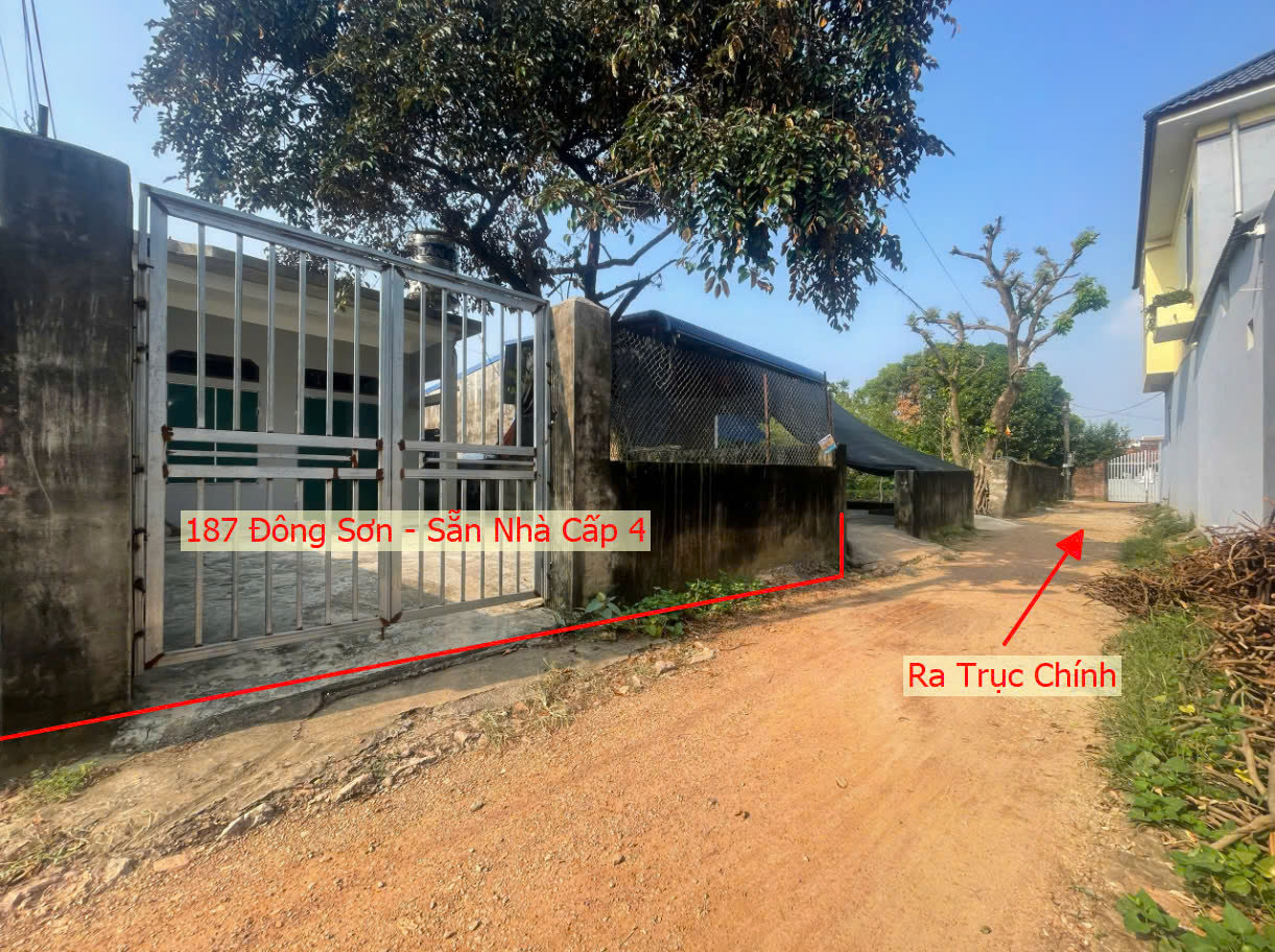 Hình ảnh Bán Đất Đông Sơn Full Thổ Cư Sẵn Nhà Cấp 4 Ô Tô Đỗ Tận Cửa Sát Trục Chính Kinh Doanh Liên Huyện 