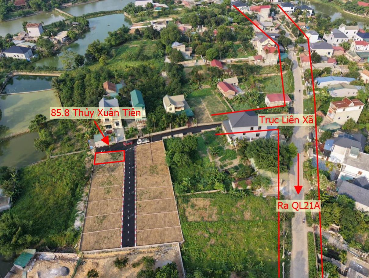Hình ảnh Bất Động Sản Xuân Mai Bán Đất Phân Lô Thủy Xuân Tiên Ô Tô Vào Tận Đất Sát Trục Chính Kinh Doanh Liên Xã 