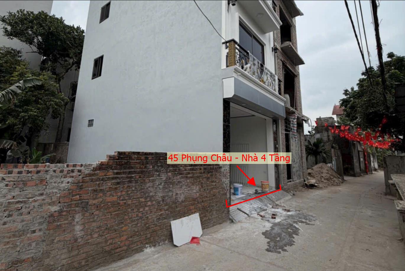 Hình ảnh Bán Nahf 4 Tầng 45m Tại Phụng Châu Ô Tô Đỗ Tận Đất Sát Trục Kinh Doanh Liên Xã