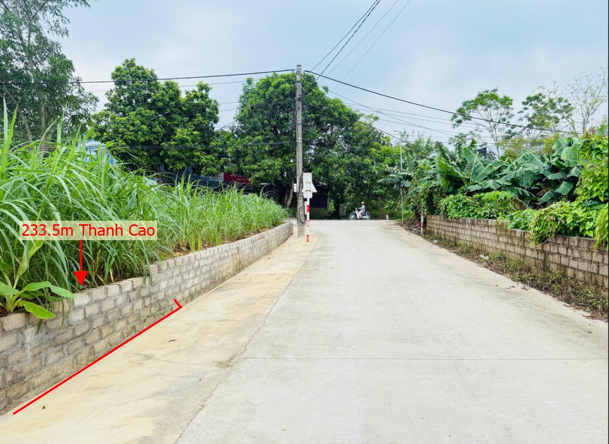 Hình ảnh Bán Lô Đất 233.5m Tại Thanh Cao Lương Sơn Bám Đường Bê Tông Ô Tô Vào Tận Đất Dân Cư Đông Sát QL21a Giá Đầu Tư