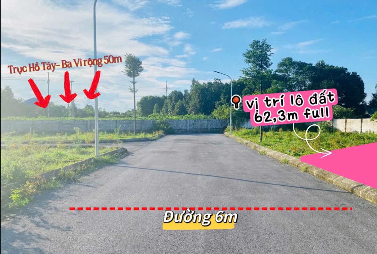 Hình ảnh Bán Lô Đất 62.3m Tại Cổ Đông Đông Sơn Tây Bám Lô Đất Dân Cư Đông Đúc Thân Thiện  Sổ Đỏ Pháp Lý Rõ Ràng Sẵn Sàng Công Chứng 