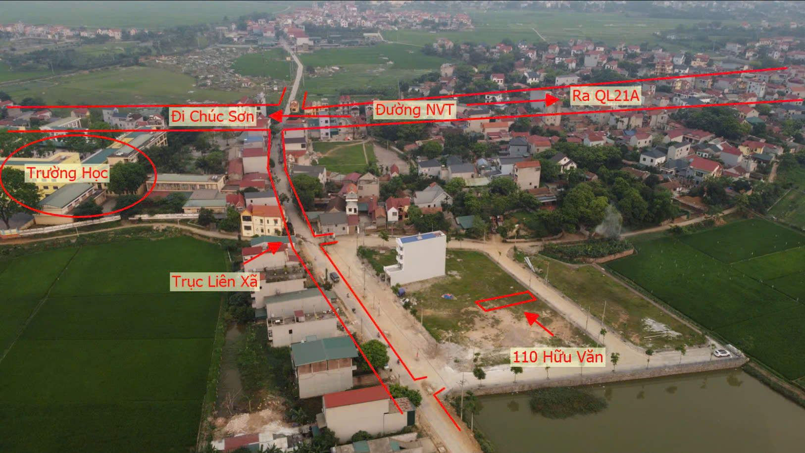 Hình ảnh Đất Đấu Giá Hữu Văn Sát Đường Kinh Doanh Nguyễn Văn Trỗi Ô Tô Vào Tận Đât 