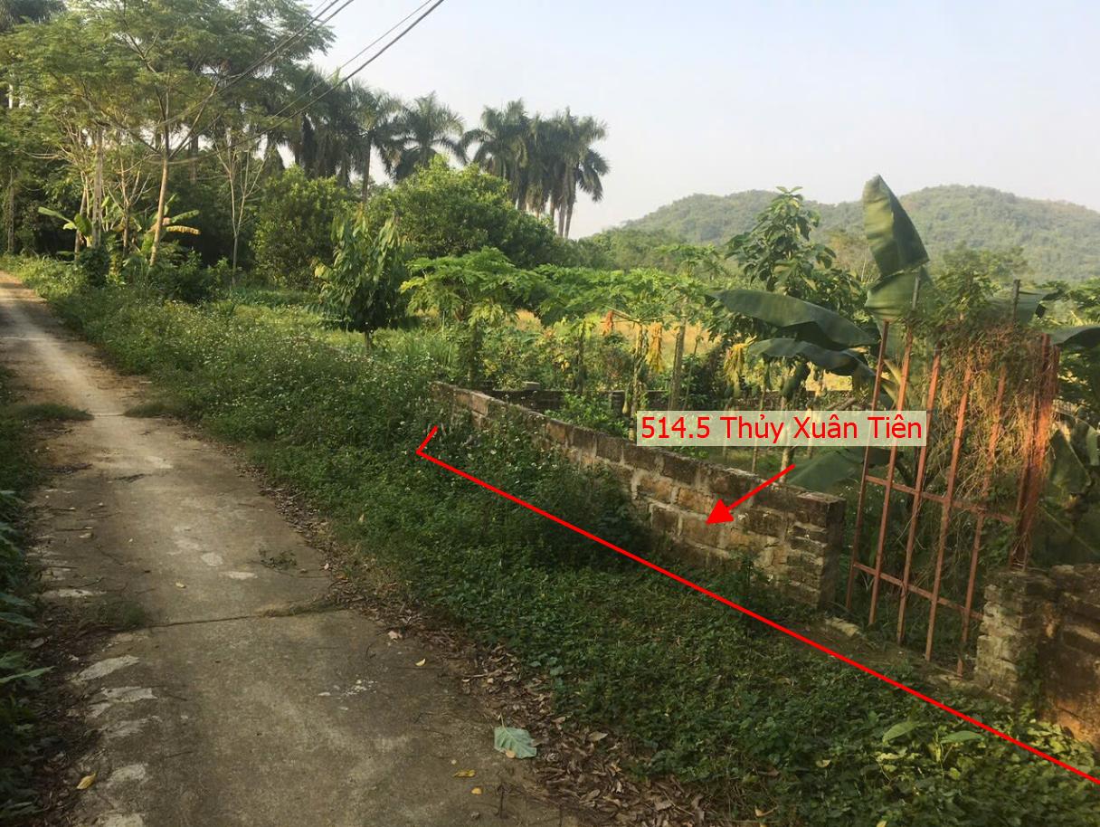 Hình ảnh Bán Thửa Đất 514.5m Tại Thủy Xuân Tiên Ô Tô Đỗ Tận Đất Gần Mặt Đường Kinh Doanh QL21A 