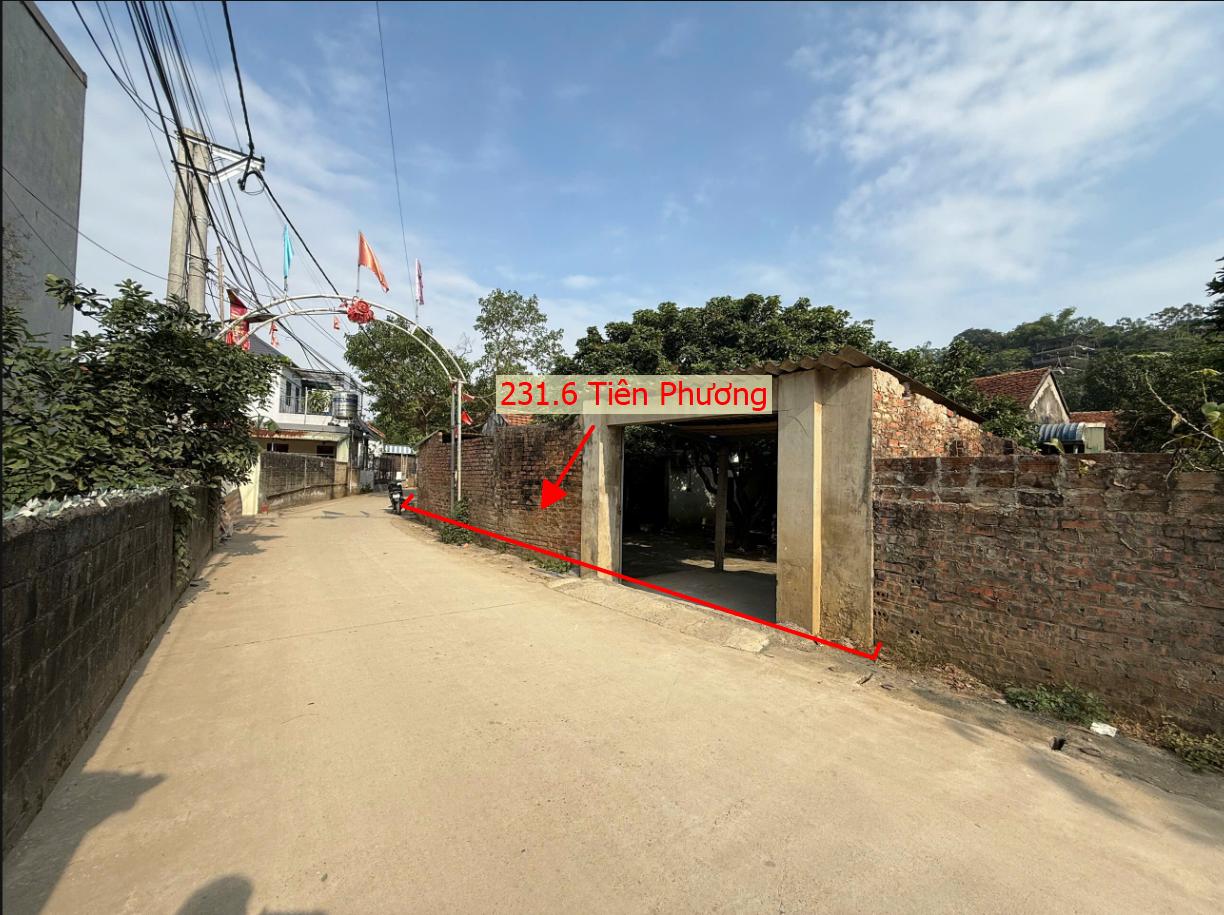 Hình ảnh Bán Lô Góc 2 Mặt Thoáng 231.6m Tại Tiên Phương Đường Ô Tô Tránh Sát QL6A Đang Triển Khai Mở Rộng