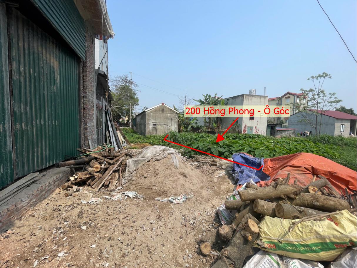 Hình ảnh Bán Đất Full Thổ Cư 200m Tại Hồng Phong Lô Góc 2 Mặt Thoáng Sát Trục Kinh Doanh Liên Xã