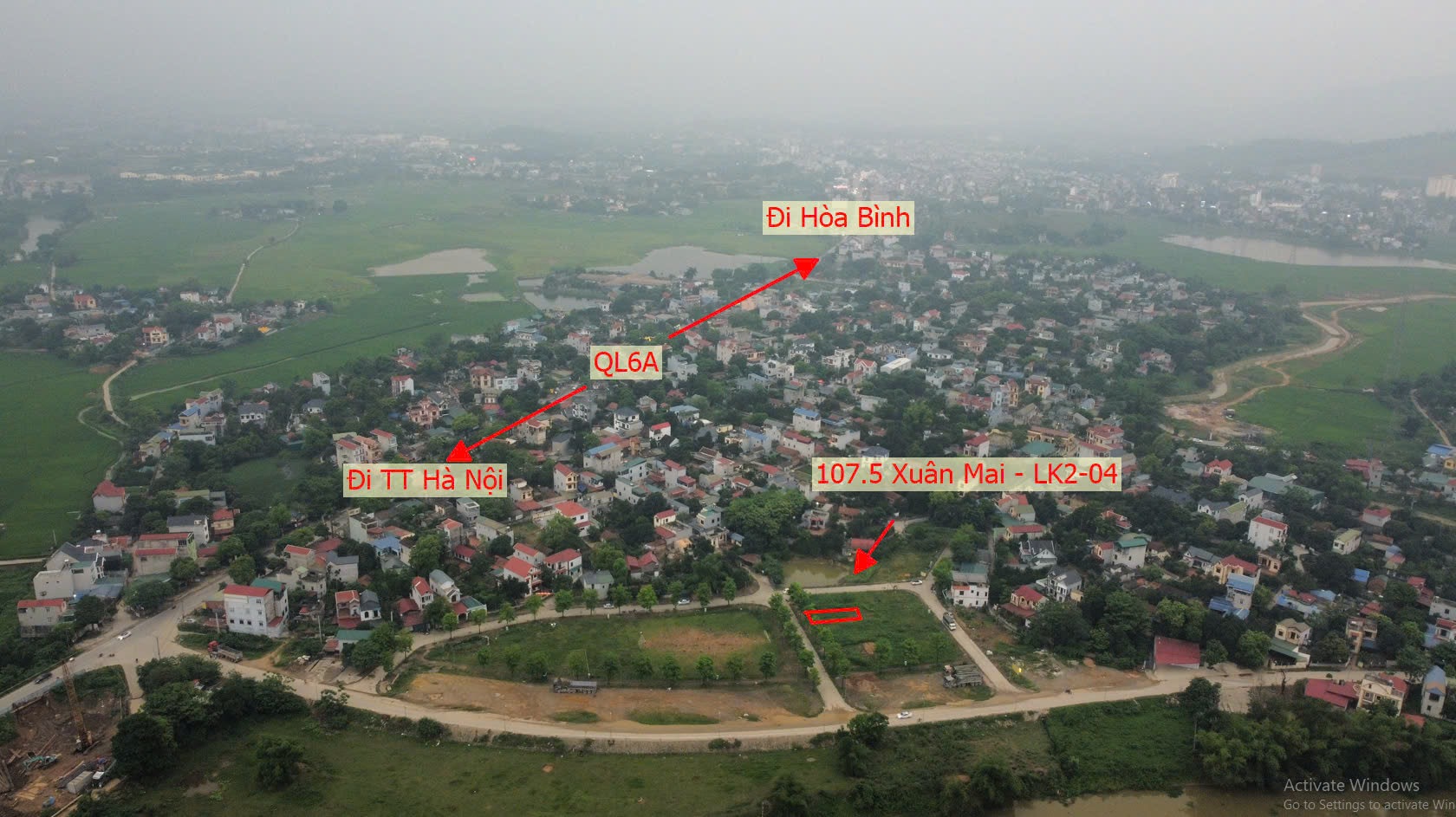 Hình ảnh Bán Đất Đấu Giá Khoang Bèo Thị Trấn Xuân Mai Sát QL6A Đang Triển Khai Mở Rộng 