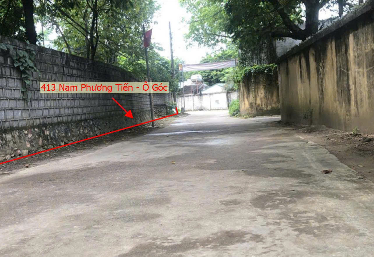 Hình ảnh Bán Lô Góc 2 Mặt Tiền 413m Tại Nam Phương Tiến Ô Tô Đỗ Tận Đất Sát Hồ Miễu Thoáng Mát 