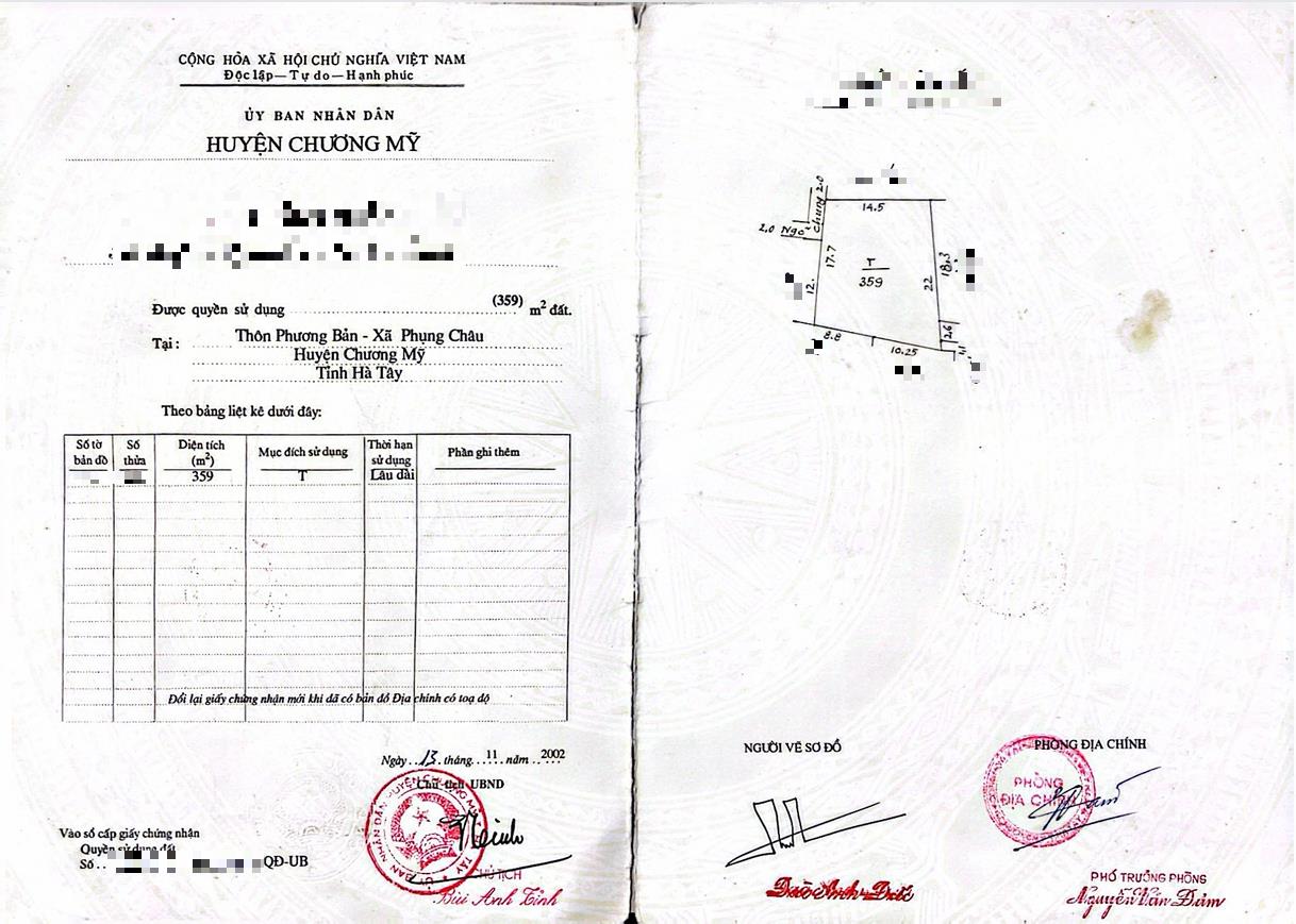 Hình ảnh Bán Đất Full Thổ Cư 359m Tại Phụng Châu Sát Trục Chính Kinh Doanh Liên Xã Giá Chỉ Vài Tỷ
