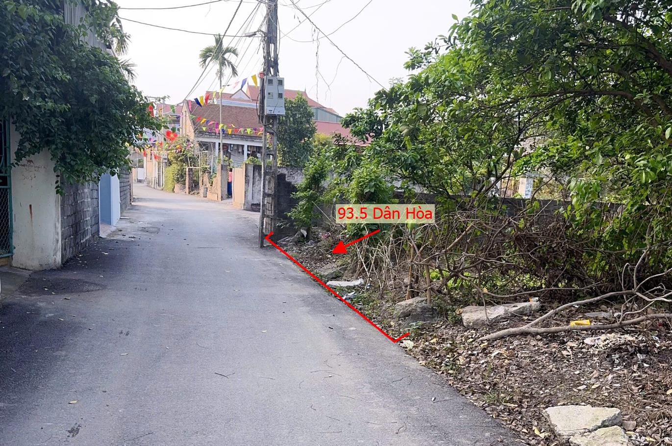 Hình ảnh Bán Thửa Đất Full Thổ Cư 93.5m Tại Dân Hòa Ô Tô Đỗ Tận Đất Sát Trục Chính Kinh Doanh Liên Xã 