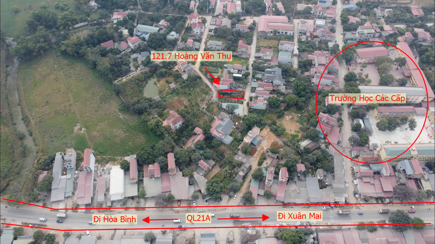 Hình ảnh Bán Đất Khu Tái Định Cư Hoàng Văn Thụ Ngay Sát QL21A Ô Tô Vào Tận Đất 