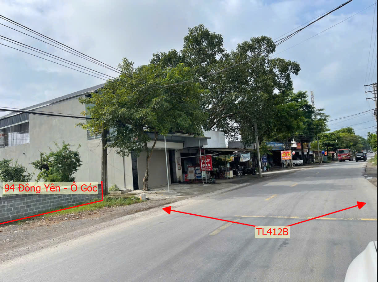Hình ảnh Bán Đất Đông Yên Lô Góc 3 Mặt Tiền Mặt Đường Kinh Doanh TL412B Ngay Trung Tâm Xã Đông Yên Quốc Oai