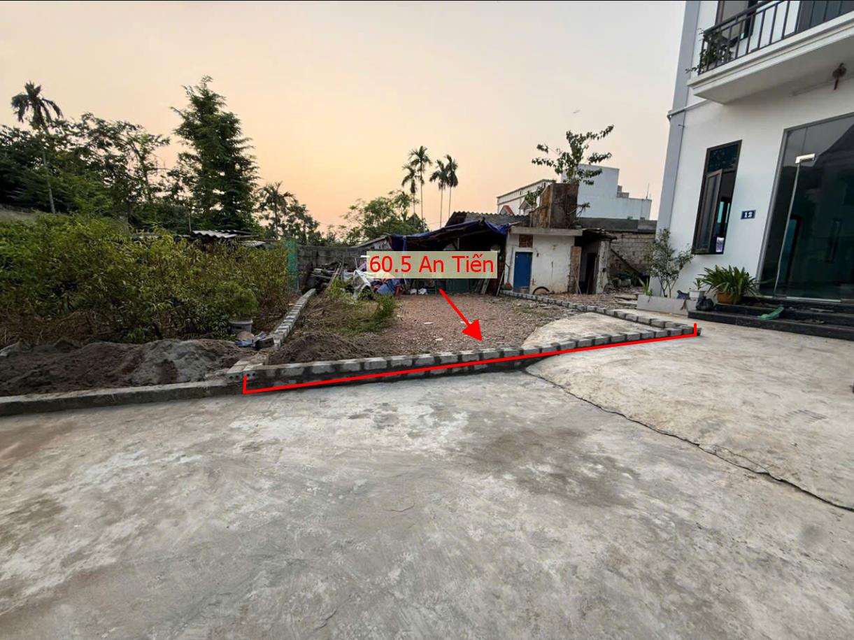 Hình ảnh Bán Thửa 60.5m Tại An Tiến Sát Trục Chính Kinh Doanh Liên Xã Gần Trường Học Các Cấp Giá Chỉ Vài Trăm Triệu