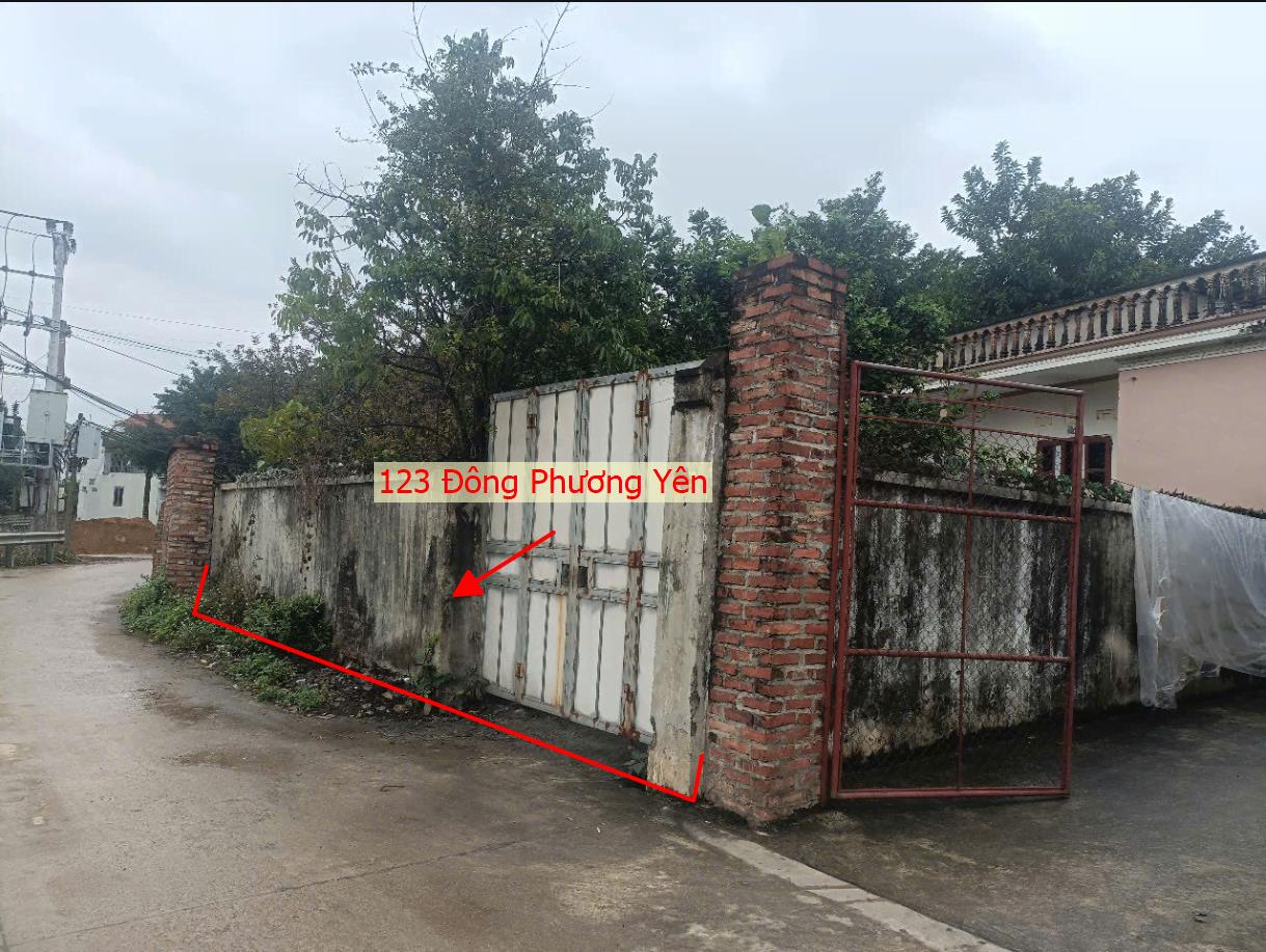 Hình ảnh Bán Lô Góc 2 Măt Tiền Full Thổ Cư Sẵn Nhà Cấp 4 Tại Đông Phường Yên Ô Tô Vào Tận Đất Gần QL6A Đang Mở Rộng