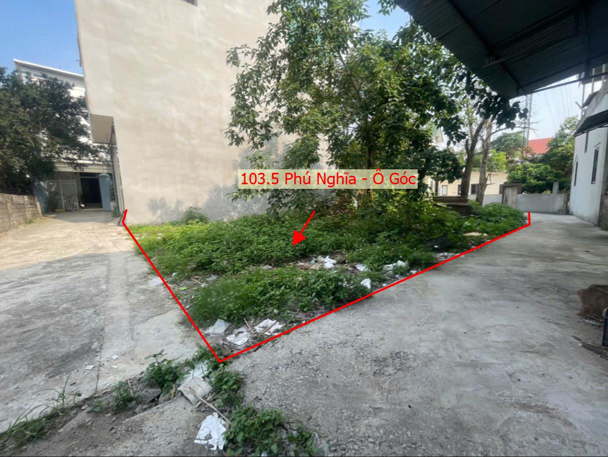 Hình ảnh Bán Lô Góc 2 Mặt Thoáng 103.5m Tại Phú Nghĩa Sát KCN Phú Nghĩa QL6A Đang Mở Rộng 