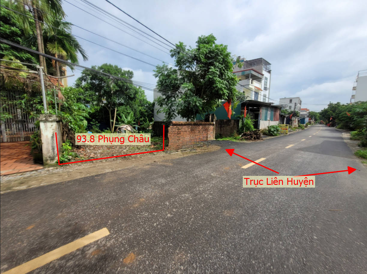 Hình ảnh Bán Đất Full Thổ Cư Mặt Đường Kinh Doanh Liên Huyện Tại Phụng Châu Chương Mỹ 