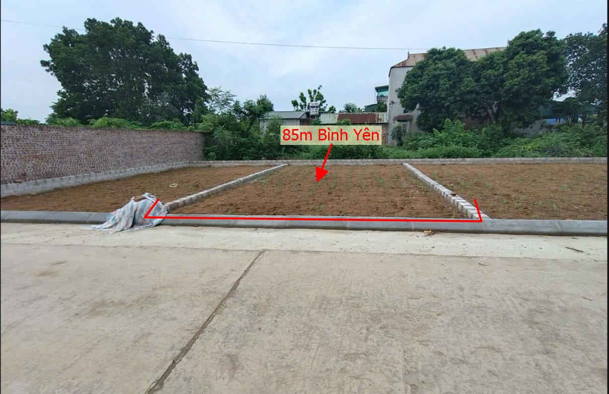 Hình ảnh Bán Lô Đất 85m Tại Bình Yên Thạch Thất Bám Đường Bê Tông Ô Tô Vào Tận Đất Dân Cư Đông Đúc Thân Thiện Gần CHợ Trường Học Ủy Ban Giá Đầu Tư