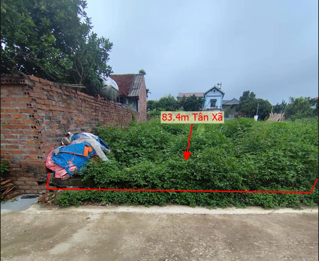 Hình ảnh Bán Lô Đất 83.4m Tại Tân Xã Thạch Thất Bám Đường Bê Tông Ô Tô Vào Tận Đất Dân Cư Đông Đúc Giá Đầu Tư
