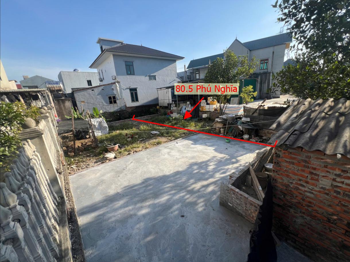 Hình ảnh Bán Thửa Đất 80.8m Ngay Trung Tâm Xã Phú Nghĩa Gần QL6A Đang Mở Rộng Giá Chỉ Hơn 2 Tỷ