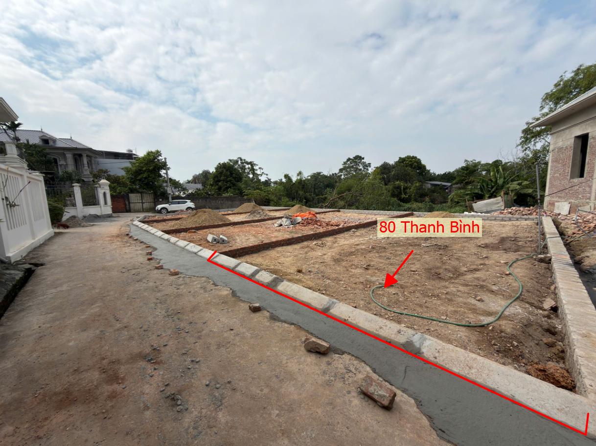 Hình ảnh Đất Phân Lô Thanh Bình 80m Đường Thông Ô Tô Sát Trục Kinh Doanh Cách QL6A Đang Mở Rộng Vài Trăm Mét