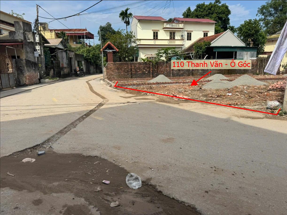Hình ảnh Bán Lô Góc 2 Mặt Tiền 110m Tại Thanh Văn Đường Thông Ô Tô Ngay Gần Trục Đường Phía Nam Cenco5 